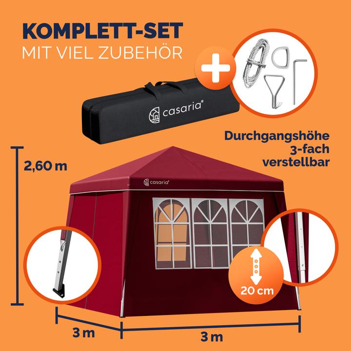 Actual product image Casaria Pavilion (300 cm, 300 cm)