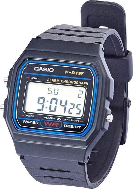 Actual product image Casio F-91w-1yer (Digital watch, 33.20 mm)
