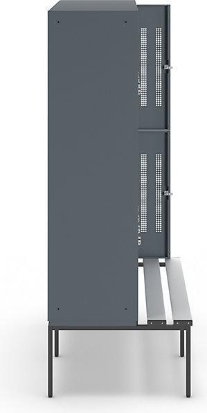 Actual product image Wolf Half height wardrobe with bench base (150 cm, 214 cm)