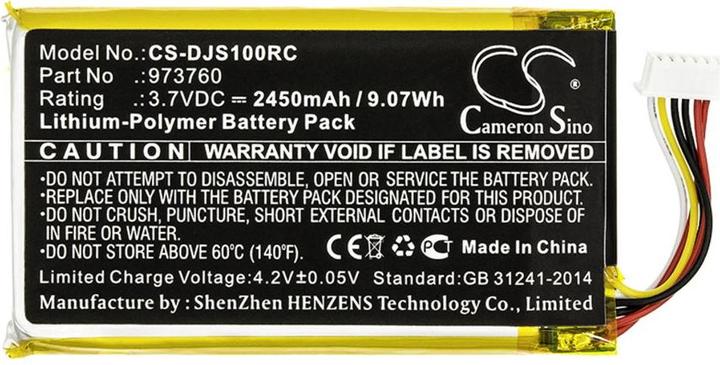Produktbild CS Cameron Sino CS-DJS100RC Modellbau-Akkupack (LiPo) (Drohnen Akku, DJI Mavic Pro Remote Controller)