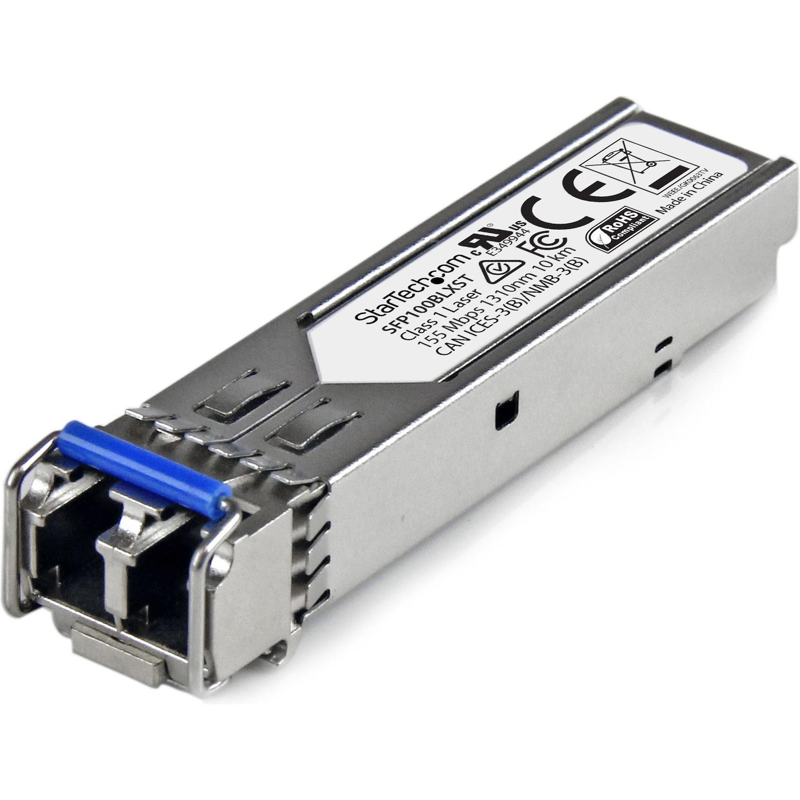 StarTech MSA Compliant SFP Transceiver Module - 1, Ricetrasmettitore, Argento