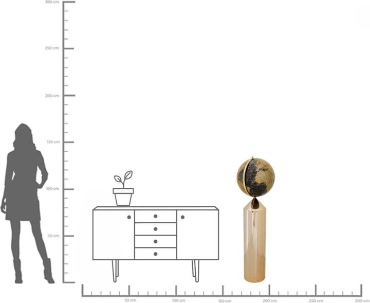 Actual product image Kare Design Deco Object Globe Top gold 132