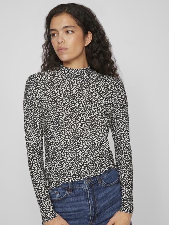 Actual product image Vila Stand-up collar top with long sleeves (XS)