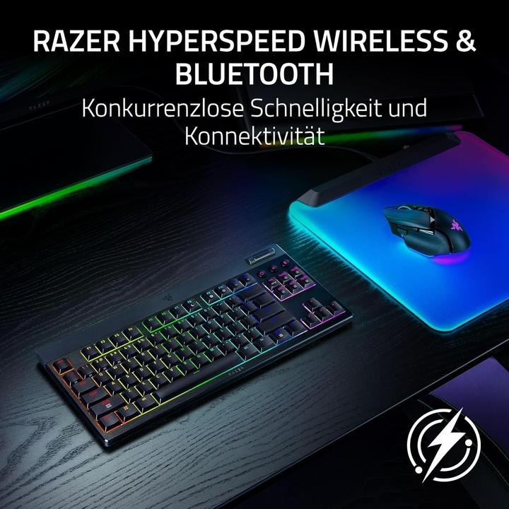Produktbild Razer BlackWidow V4 Low-profile Tenkeyless HyperSpeed (USA, Kabelgebunden, Kabellos)