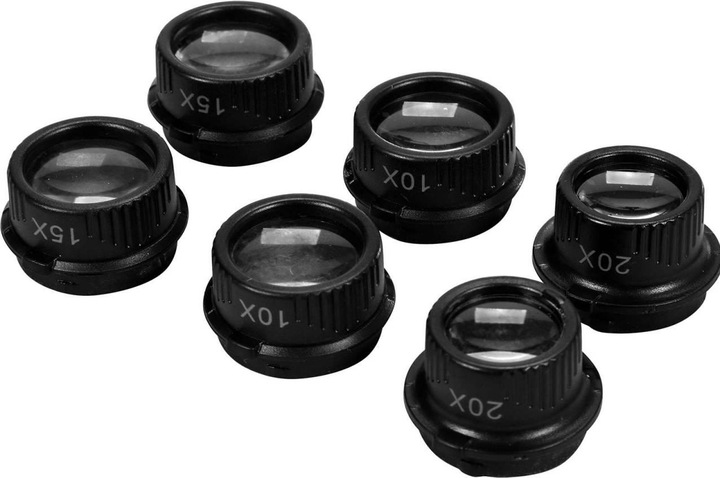 Produktbild Yato Profi Kopfband-Lupenbrille mit Beleuchtung | Binokular | 10x/15x/20x/25x | YT-73840