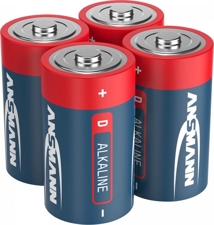 Produktbild Ansmann Mono (D)-Batterie Alkali-Manga (4 Stk., D, 1300 mAh)