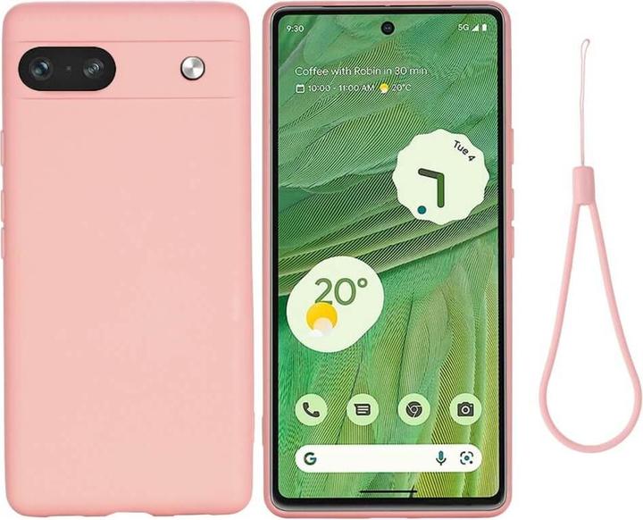Cover-Discount Google Pixel 7a - Silikon Gummi Hülle rosa (Google Pixel 7a)