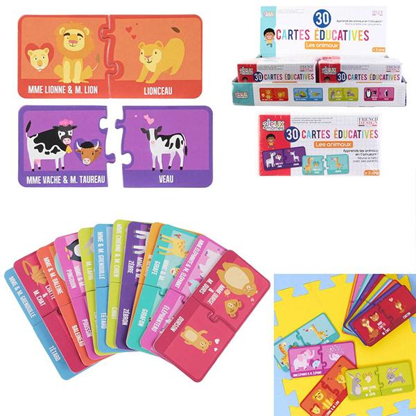 Image du produit Sombo Carte educative les Animaux (Français)