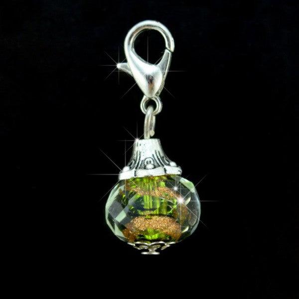 Produktbild Hermex Charm Anhänger für Thomas Sabo / Pandora Armband - Grün (Stainless Steel)