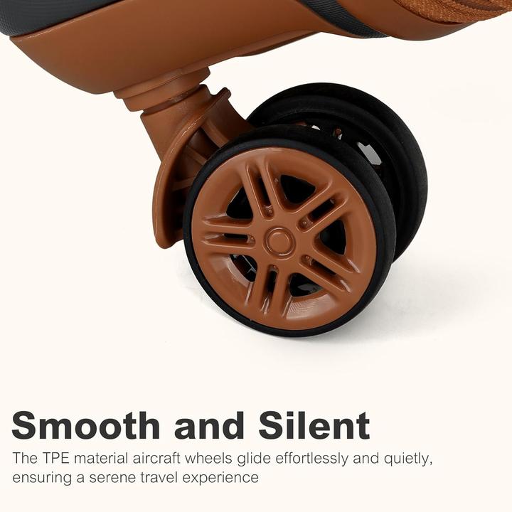 Image du produit Kono 3-teiliges Hartschalenkoffer-Set mit Rollen (108 l)