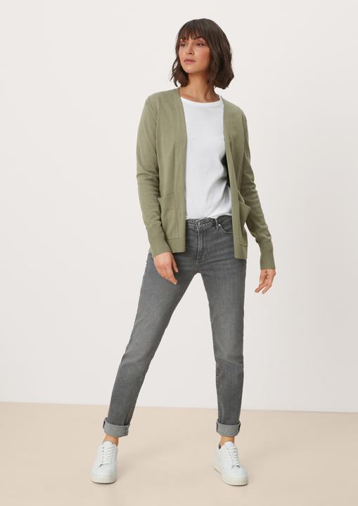 Actual product image S.Oliver Strickjacke Strickjacke aus Viskosemix (32)