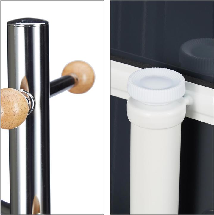 Immagine prodotto Relaxdays Appendiabiti con specchio