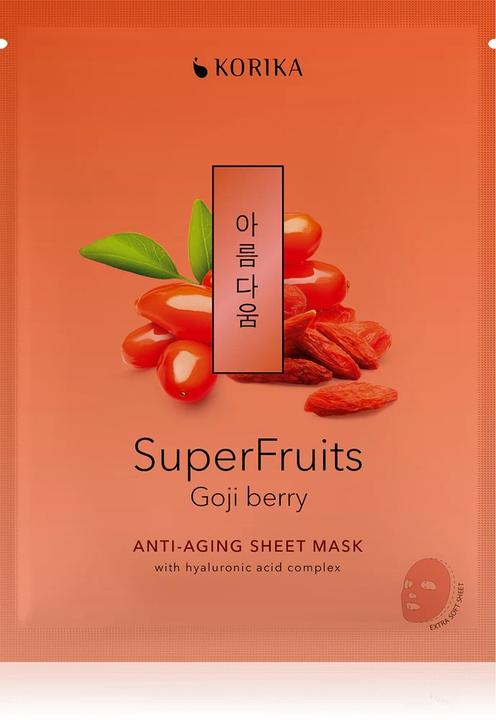Korika - Gift set of Superfruits sheet masks 7 Ã— 25 g