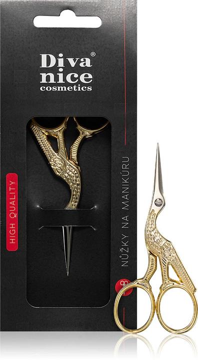 Actual product image Diva & Nice Cosmetics Nail Scissors - Stork, 1 pc