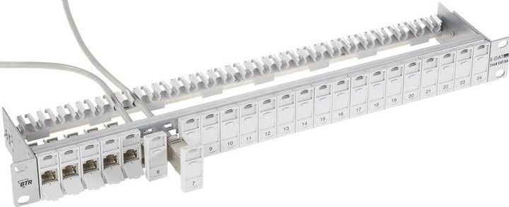 Actual product image Metz Connect BTR E-DATmodul 24x8 CAT6 1HE (Patch panel)