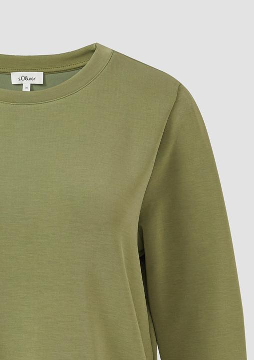Produktbild s.Oliver Sweatshirt Sweatshirt aus Scuba mit 3/4-Arm (34)