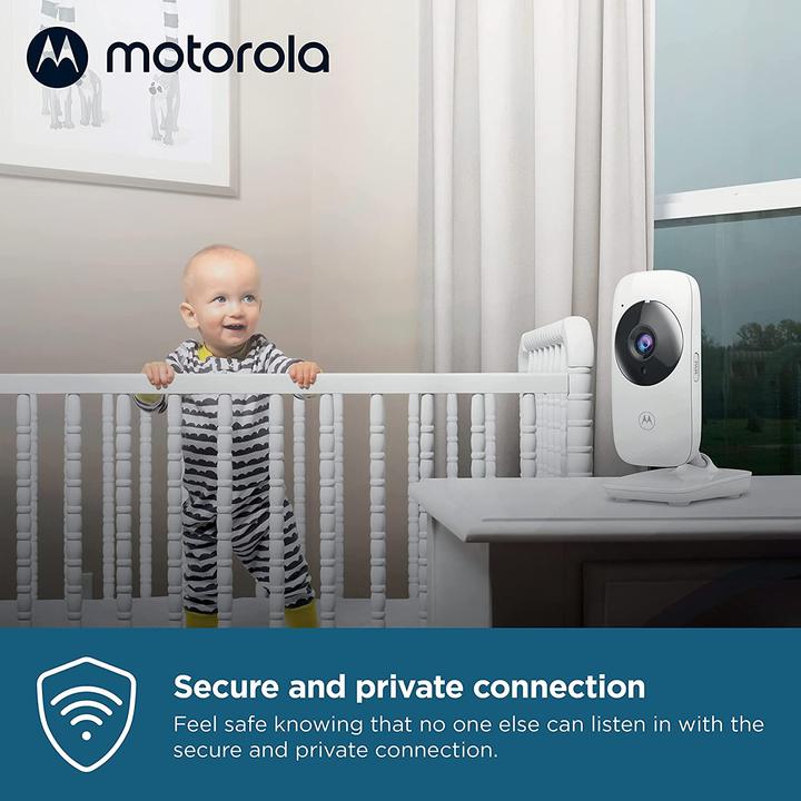 Actual product image Motorola Baby Monitor Video VM482 (Video & Audio, 300 m)