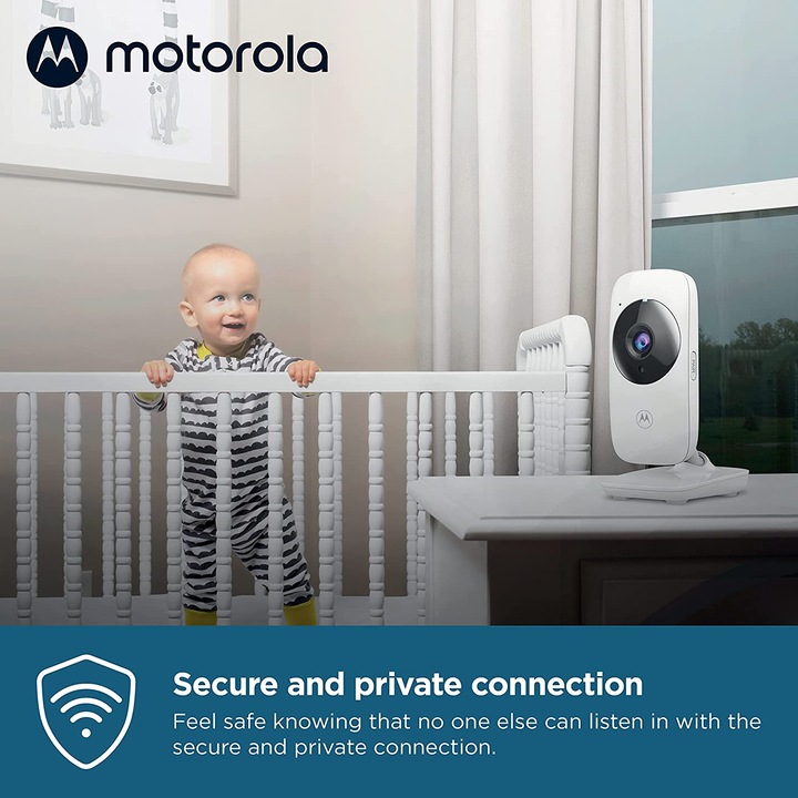 Immagine prodotto Motorola Baby Monitor Video VM482 (Video e audio, 300 m)