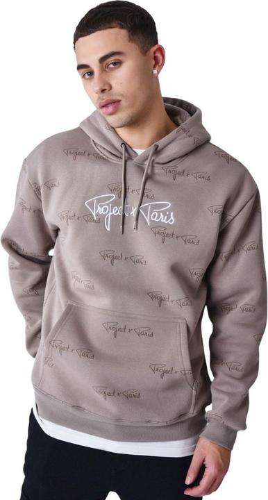 Project X Paris bedruckter kapuzenpullover signature all over (S)