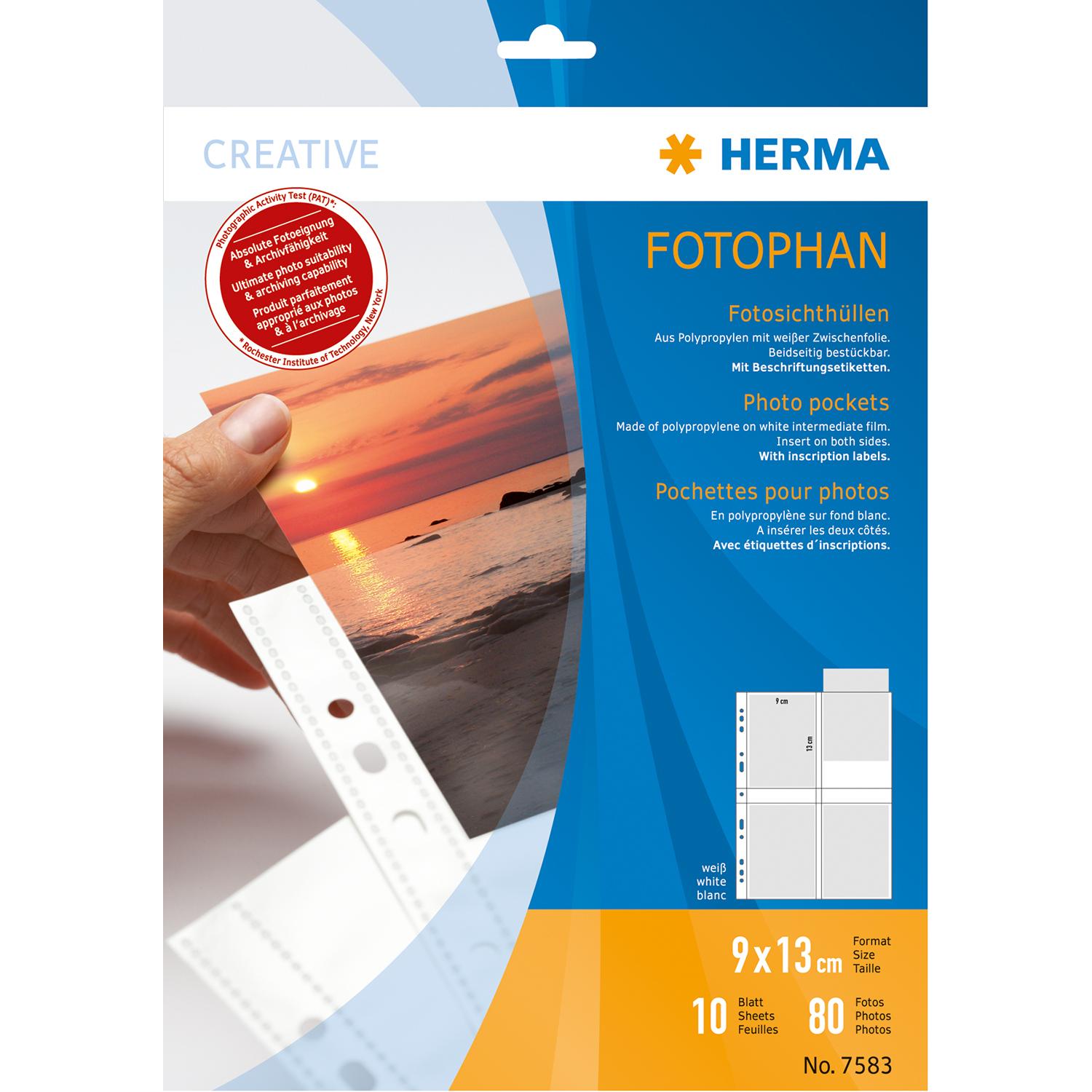 Herma, Mappe, Fotophan (9 x 13 cm, 10 x)