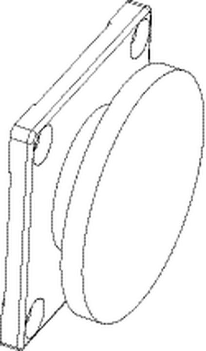 Produktbild Geze Mag Plate Type C Spring115954Compo 115954 (Indoor)