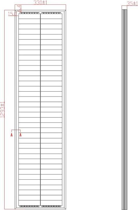 Actual product image Sumatrix Solarmodul Sunguide Schindeltech 12V 75W (75 W, 5 kg)