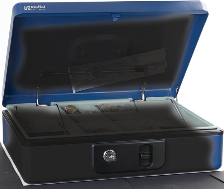 Produktbild Rieffel Geldkassette mit Federdeckel DELUXE 4 BLAU