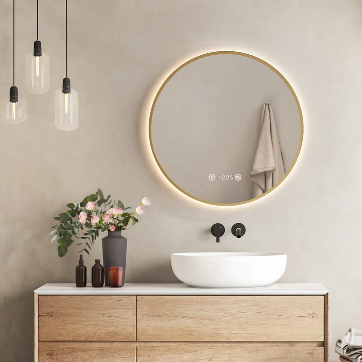 Actual product image Emke Bathroom mirror (Ø 60 cm)