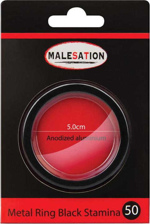 Produktbild Malesation Metal Ring Black Stamina 50 (5 cm)