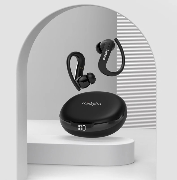 Actual product image Lenovo Thinkplus LivePods T50 wireless in-ear headphones black