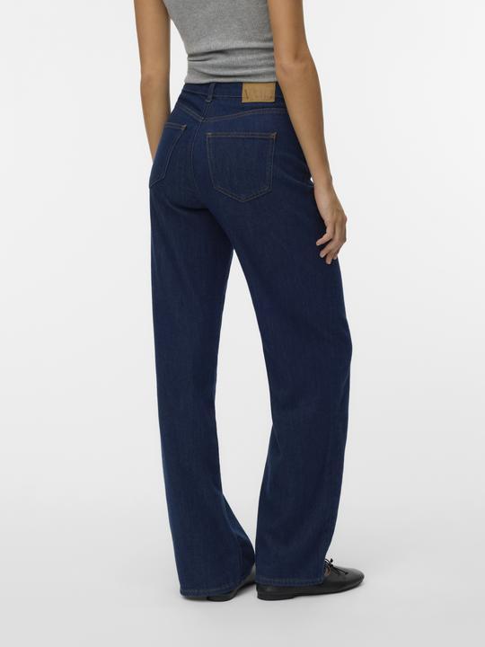 Actual product image Vero Moda VMTESSA Hohe Taille Weiter Beinschnitt Jeans Weit geschnitten (W26/L30)
