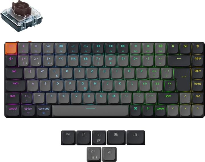 Immagine prodotto Keychron K3 QMK V3 (CH, Senza fili, Cablato)