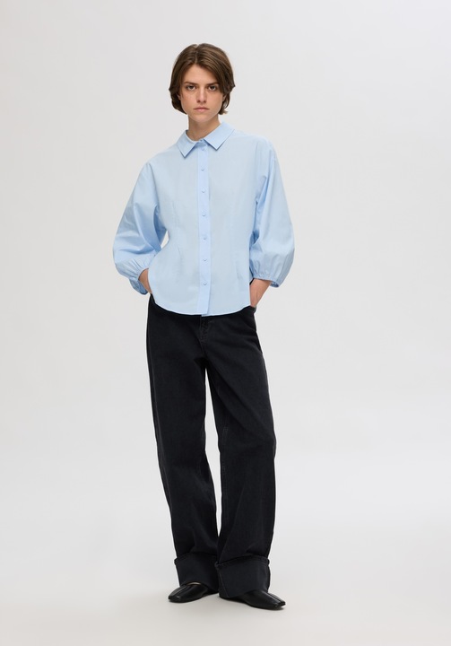 Immagine prodotto Selected Femme Camicia in cotone con maniche a 3/4 (36)