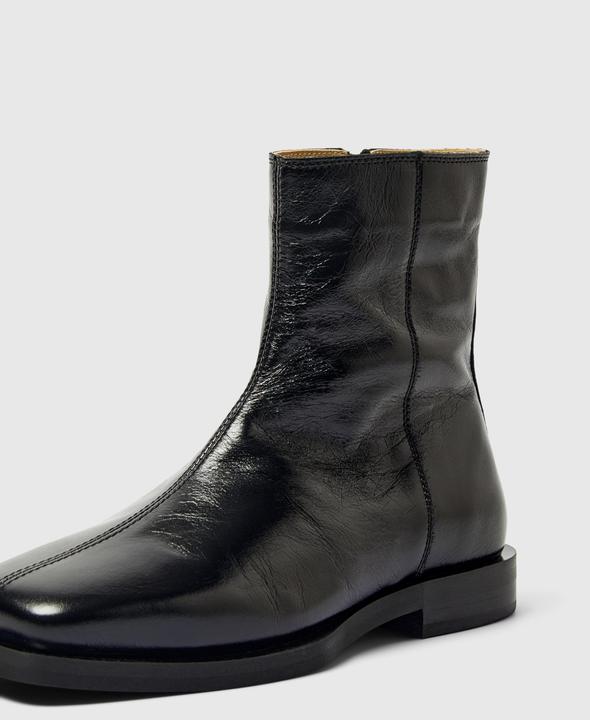 Actual product image Selected Square Toe Lederstiefel (38)