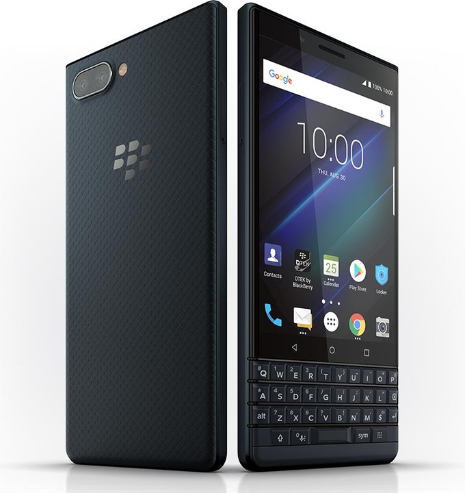 Actual product image BlackBerry KEY2 LE (64 GB, Space blue, 4.50", Hybrid Dual SIM, 13 Mpx, 4G)