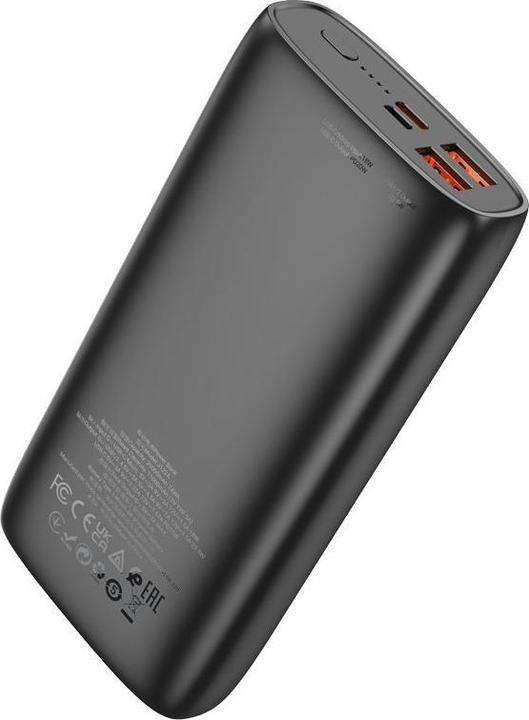 Actual product image Hoco Power bank Powerbank 20000 mAh QC PD 3A 22,5W J122A black (20000 mAh, 22.50 W, 74 Wh)