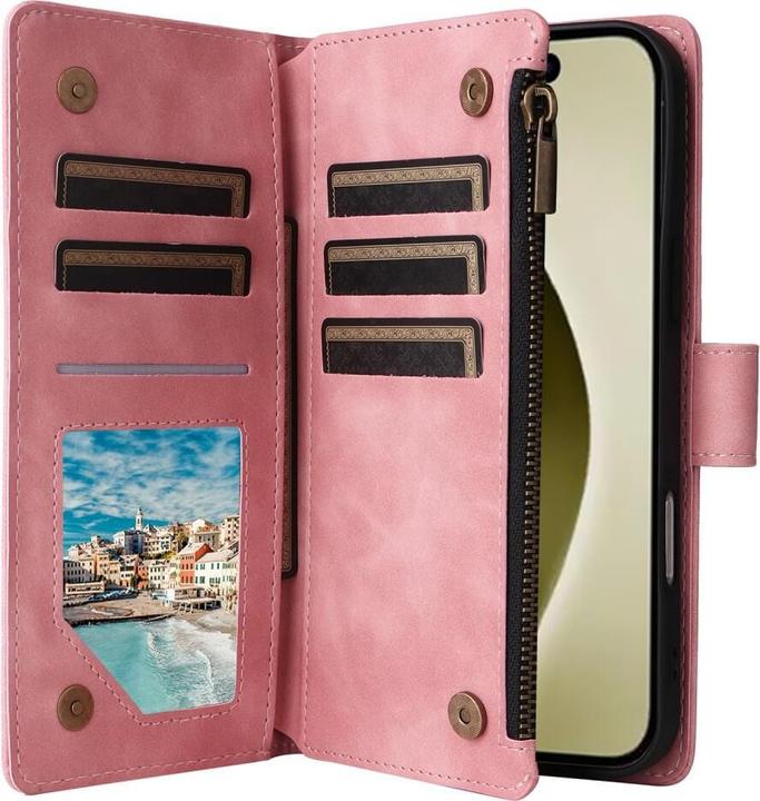 Produktbild Cover-Discount iPhone 16 Pro - Brieftaschen Hülle mit Umhängeband (Apple iPhone 16 Pro)