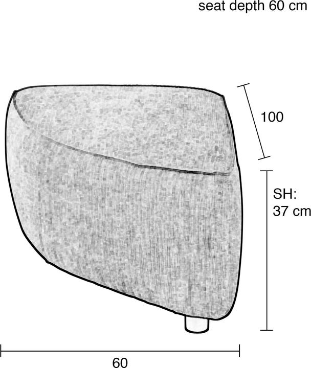Actual product image Zuiver Element (Corner sofa)