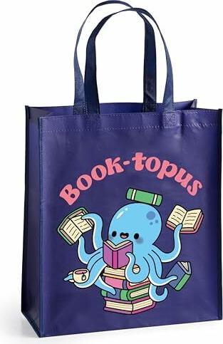 Book-topus Reusable Shopping Bag