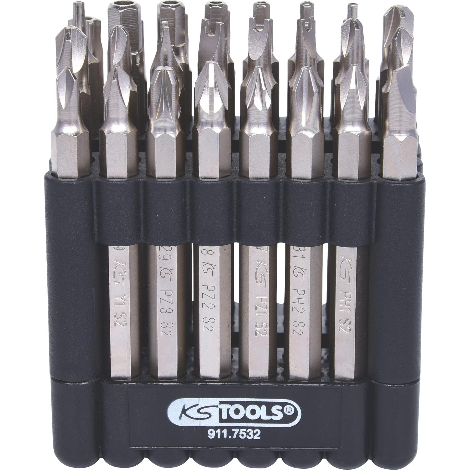 KS Tools, Bits, 1/4" Bit-Satz mit Sicherheitsbits (1/4")