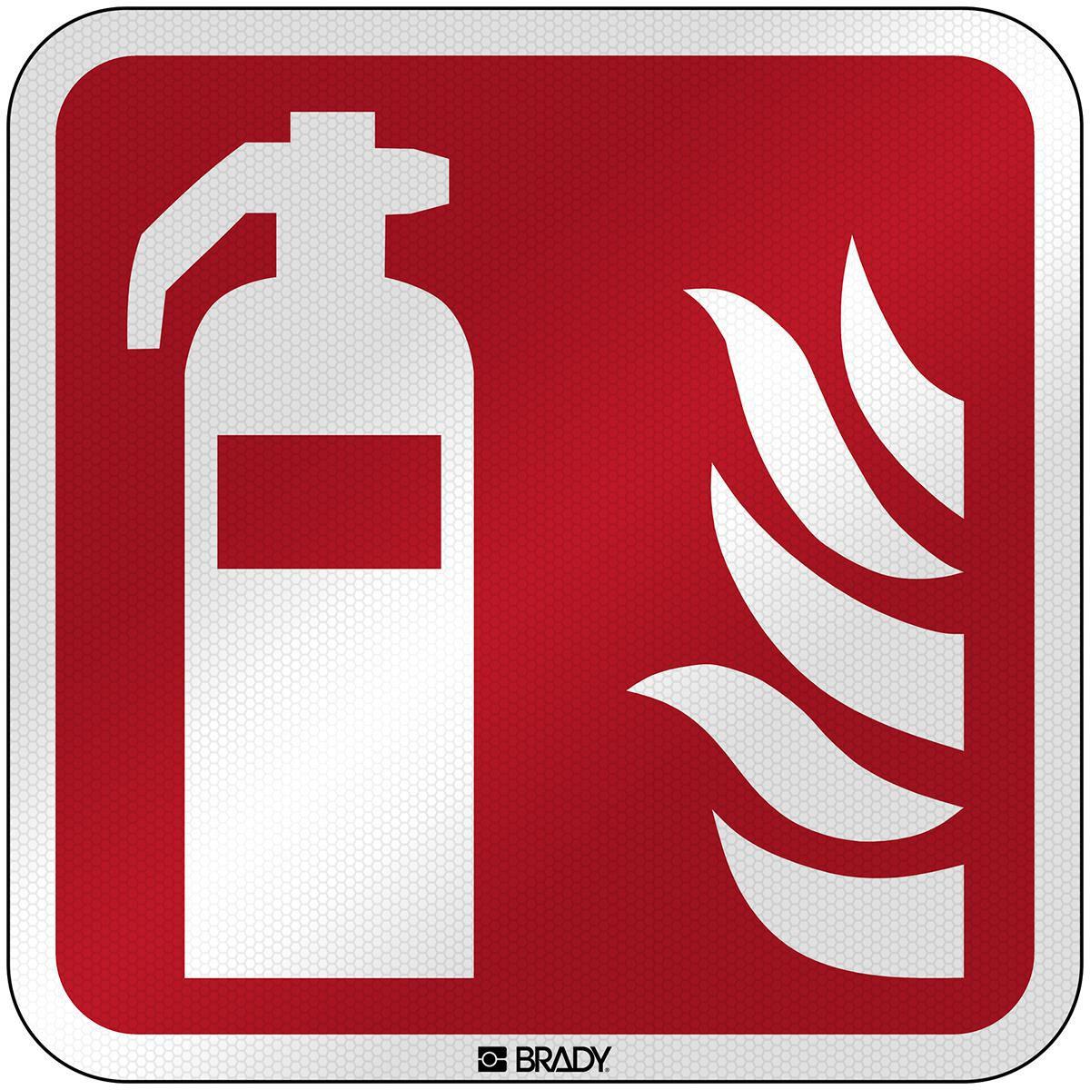 Brady, Etiketten, ISO Safety Sign - Fire