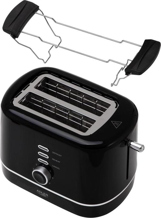 Produktbild Adler Toster z rusztem AD 3224b czarny