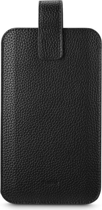 Immagine prodotto Hama Custodia per smartphone, universale, per smartphone da 16,0x8,9x1,2 cm, finta pelle, nero (Universale)