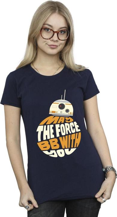 Immagine prodotto Star Wars May The Force BB8 Maglietta Donna (M)