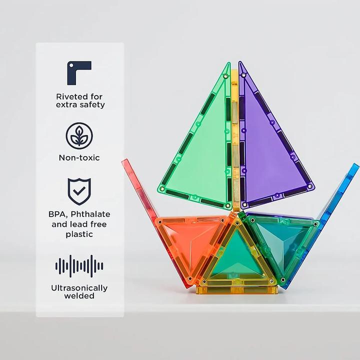 Actual product image Connetix Rainbow Mini Pack 24 pc