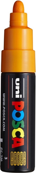 Image du produit Posca Marqueur PC-7M pointe ronde (Jaune, 5.50 mm, 1 x)