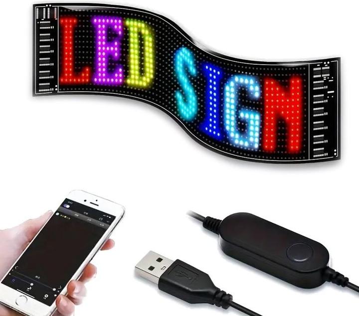 Produktbild Cbx LED Matrix Panel Schild, Text Animations-Display, Multifunktions LED Bildschirm