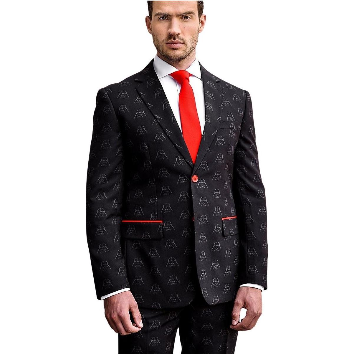 OppoSuits Darth Vader Jackett - slim-fit Sakko für Karneval (52)