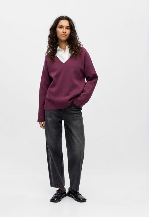 Image du produit Object V-Ausschnitt Strickpullover (S)