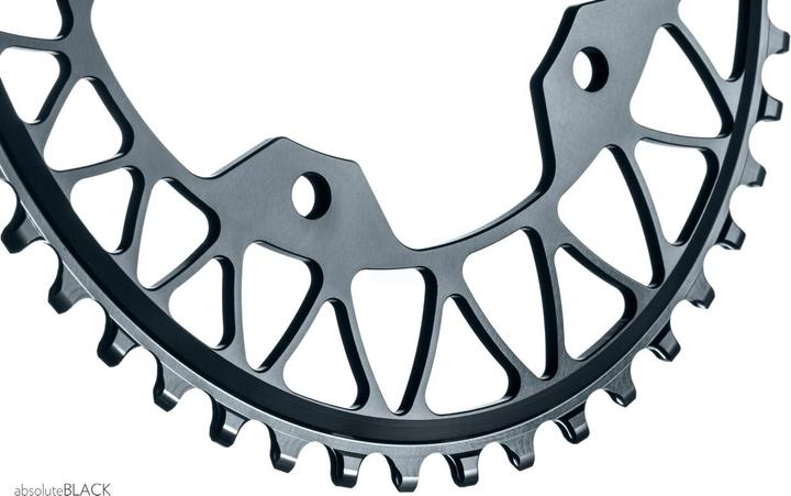 Immagine prodotto AbsoluteBLACK aBLACK Cyclocross OVAL GRAVEL 1x 110BCD 5 fori 44-48 GREY GREY (50)